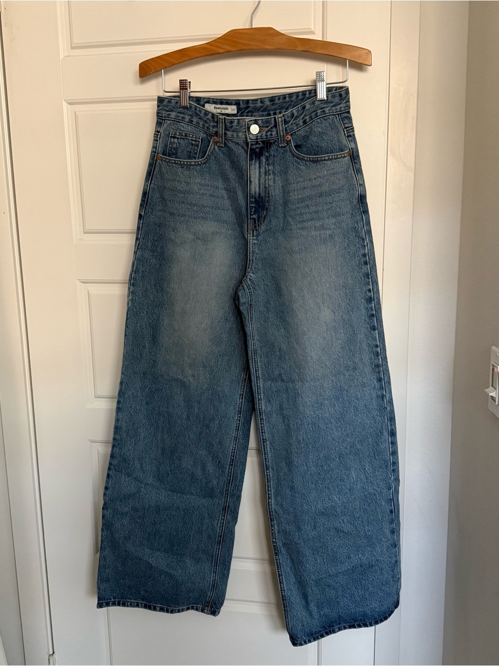 8 Seconds Wide Leg Blue Jeans